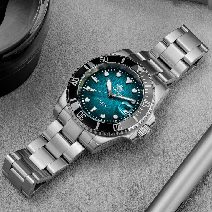 ★Especial Graduación★ADDIESDIVE 41mm reloj de buceo automático, movimiento NH35A AD2078-Negro-