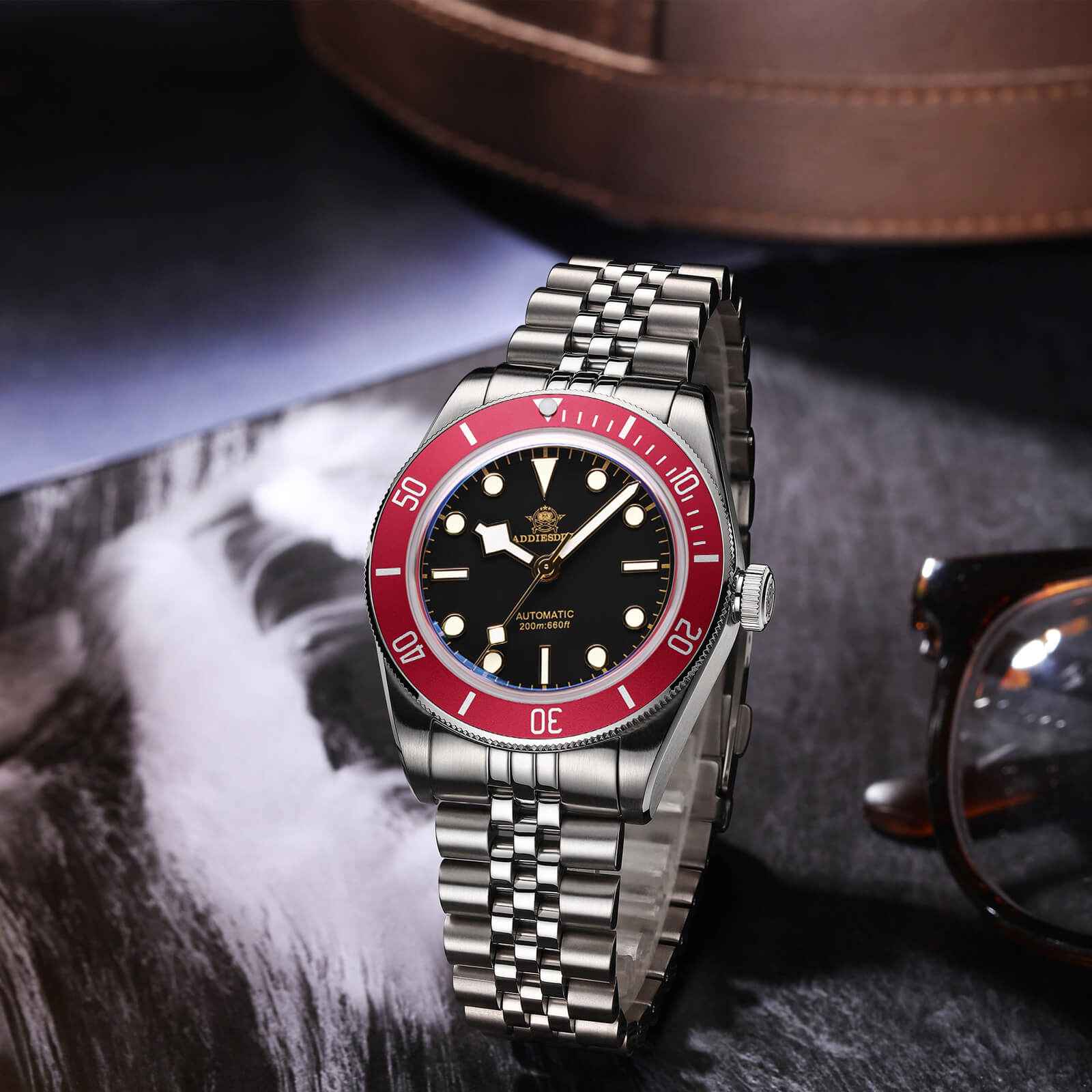 ★Especial Graduación★ADDIESDIVE  Reloj automático 39mm BB58 ,AD2043