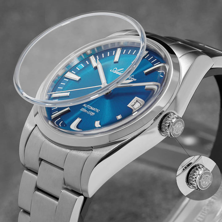 ★Especial Graduación★ADDIESDIVE Reloj automático NH35 de 39 mm ，AD2077-Azul-