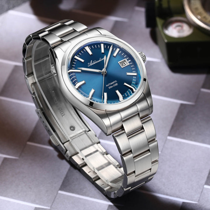 ★Especial Graduación★ADDIESDIVE Reloj automático NH35 de 39 mm ，AD2077-Azul-
