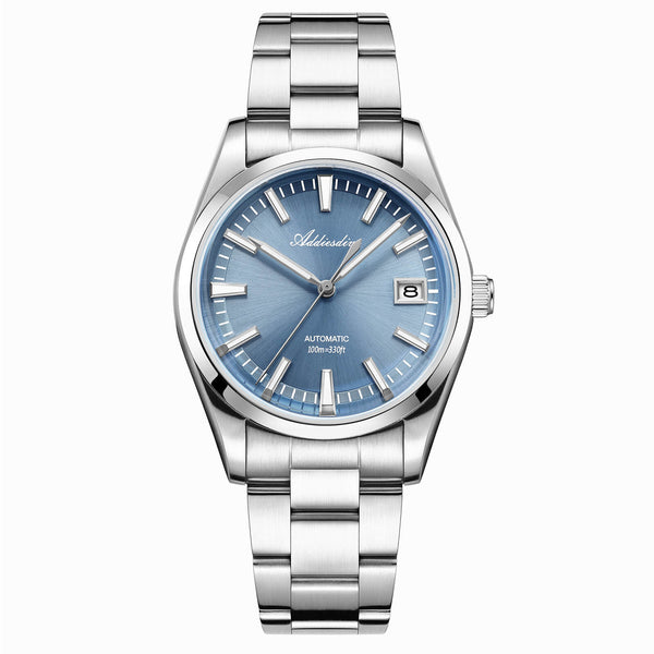 ★Especial Graduación★ADDIESDIVE Reloj automático NH35 de 39 mm ，AD2077-Azul Claro-