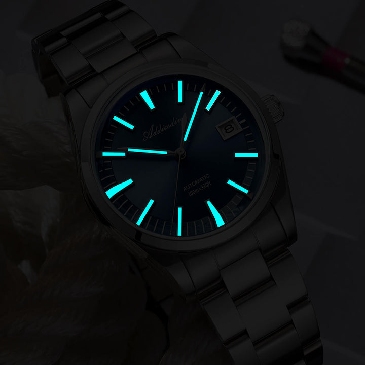 ★Especial Graduación★ADDIESDIVE Reloj automático NH35 de 39 mm ，AD2077-Azul-