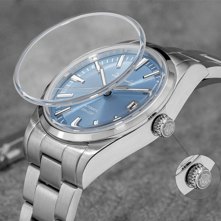 ★Especial Graduación★ADDIESDIVE Reloj automático NH35 de 39 mm ，AD2077-Azul-