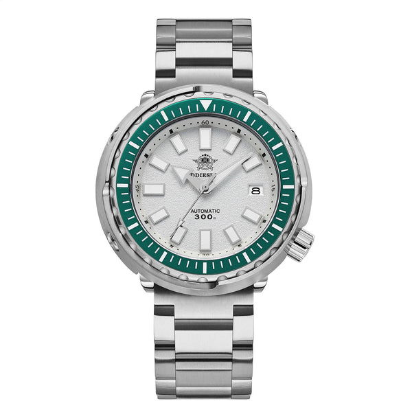 ★Especial Graduación★ADDIESDIVE Reloj de Buceo Automático Tuna AD2090-Blanco-