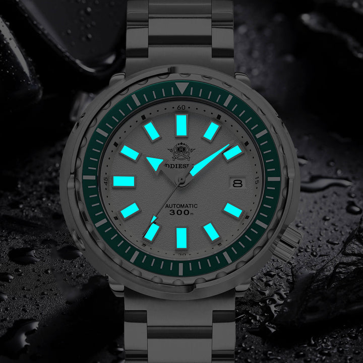 ★Especial Graduación★ADDIESDIVE Reloj de Buceo Automático Tuna AD2090-Blanco-