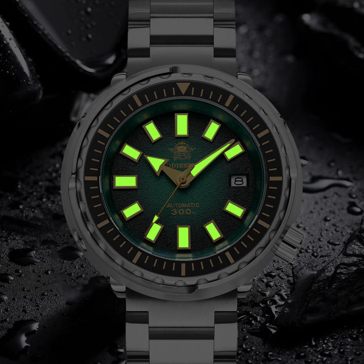 ★Especial Graduación★ADDIESDIVE Reloj de Buceo Automático Tuna AD2090-Blanco-