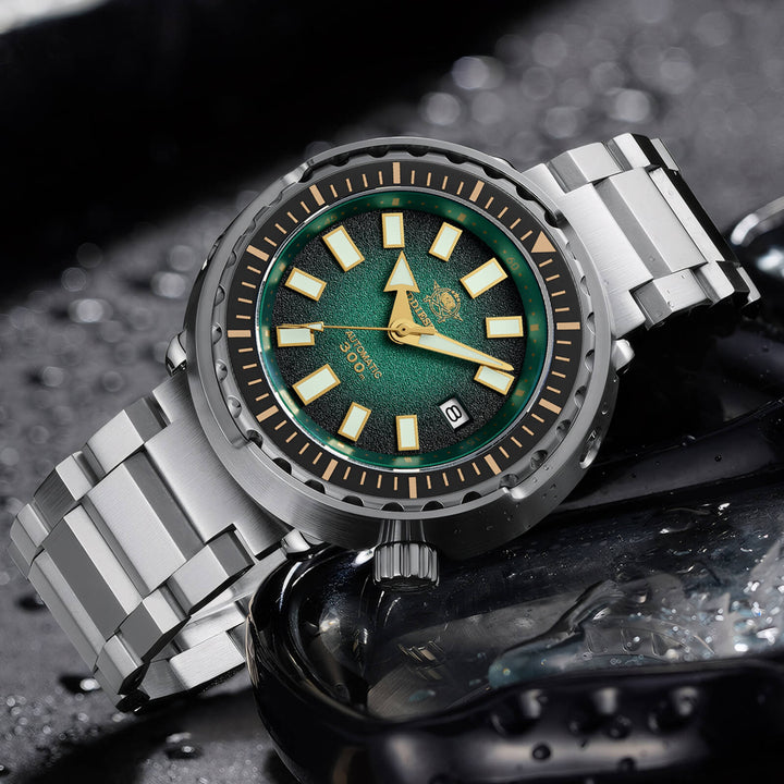 ★Especial Graduación★ADDIESDIVE Reloj de Buceo Automático Tuna AD2090-Blanco-