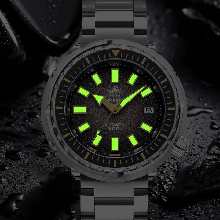 ★Especial Graduación★ADDIESDIVE Reloj de Buceo Automático Tuna AD2090-Blanco-