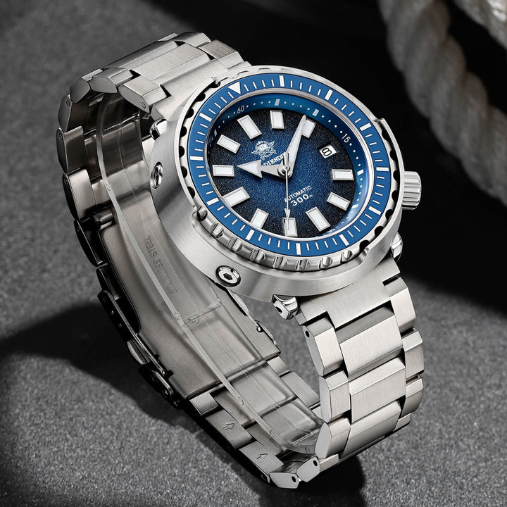★Especial Graduación★ADDIESDIVE Reloj de Buceo Automático Tuna AD2090-Blanco-