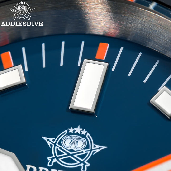 ★Especial Graduación★ADDIESDIVE Reloj de buceo Retro Captain Willard AD2081-Negro-