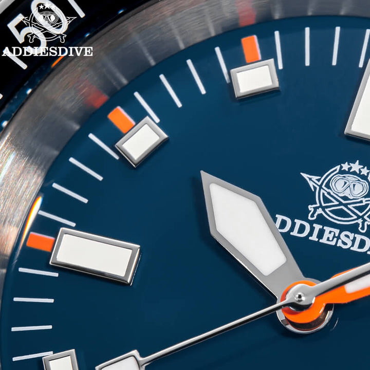 ★Especial Graduación★ADDIESDIVE Reloj de buceo Retro Captain Willard AD2081-Negro-