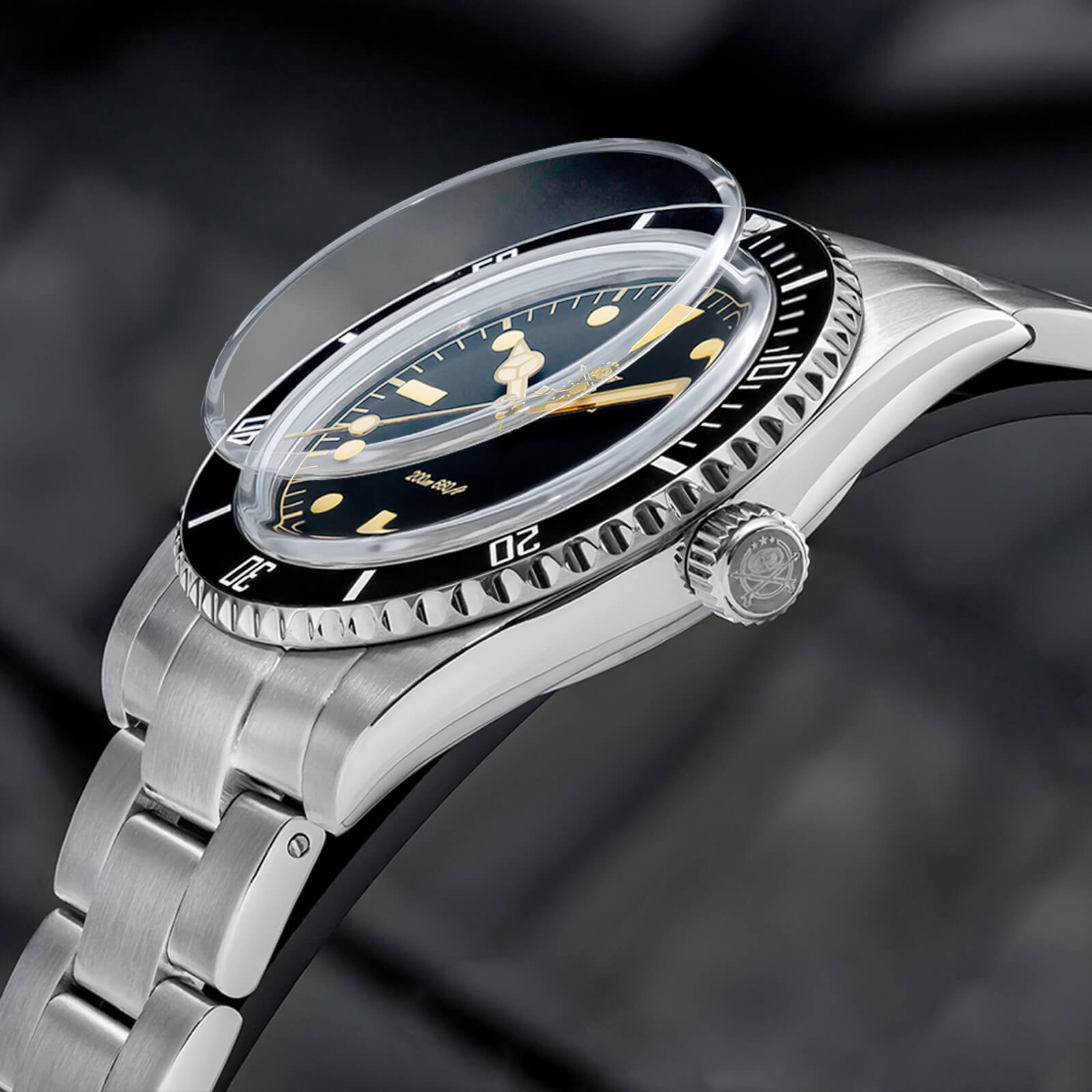 Reloj ADDIESDIVE de 39mm con bisel giratorio bidireccional AD2072
