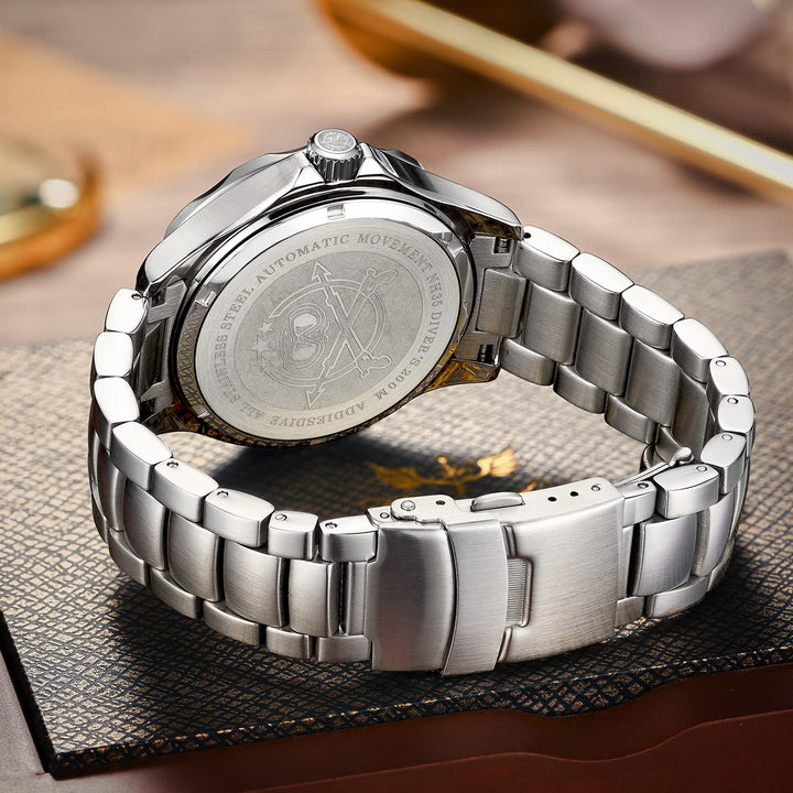 ★Oferta Semanal★ADDIESDIVE Reloj de buceo automático para hombre AD2106-Swiss C3 verde super luminoso-