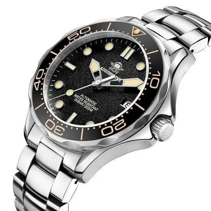 ★Oferta Semanal★ADDIESDIVE Reloj de buceo automático para hombre AD2106-Swiss C3 verde super luminoso-