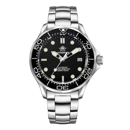 ★Oferta Semanal★ADDIESDIVE Reloj de buceo automático para hombre AD2106-Swiss C3 verde super luminoso-