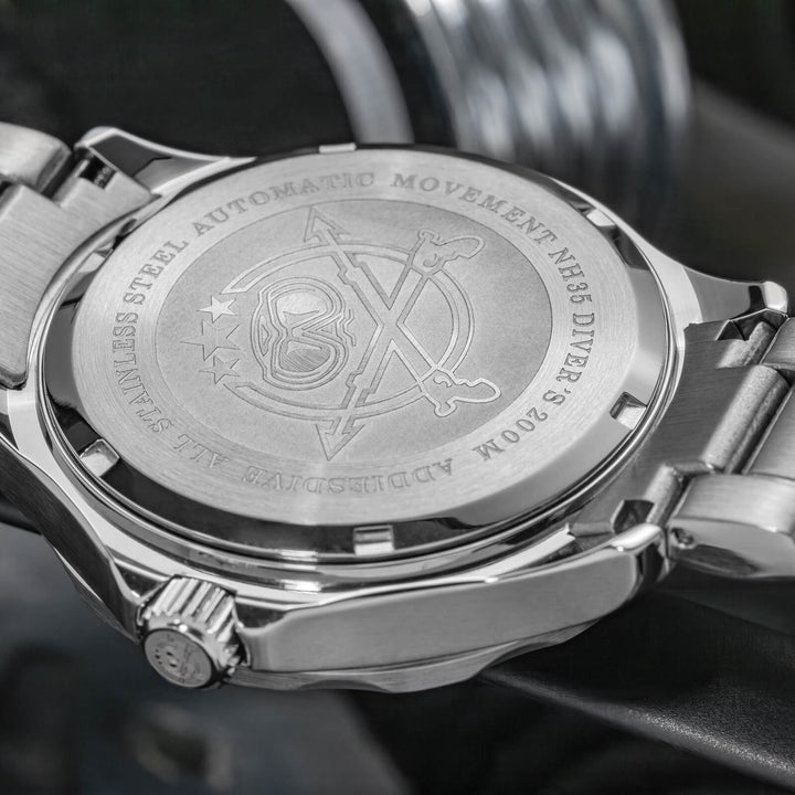 ★Oferta Semanal★ADDIESDIVE Reloj de buceo automático para hombre AD2106-Swiss C3 verde super luminoso-