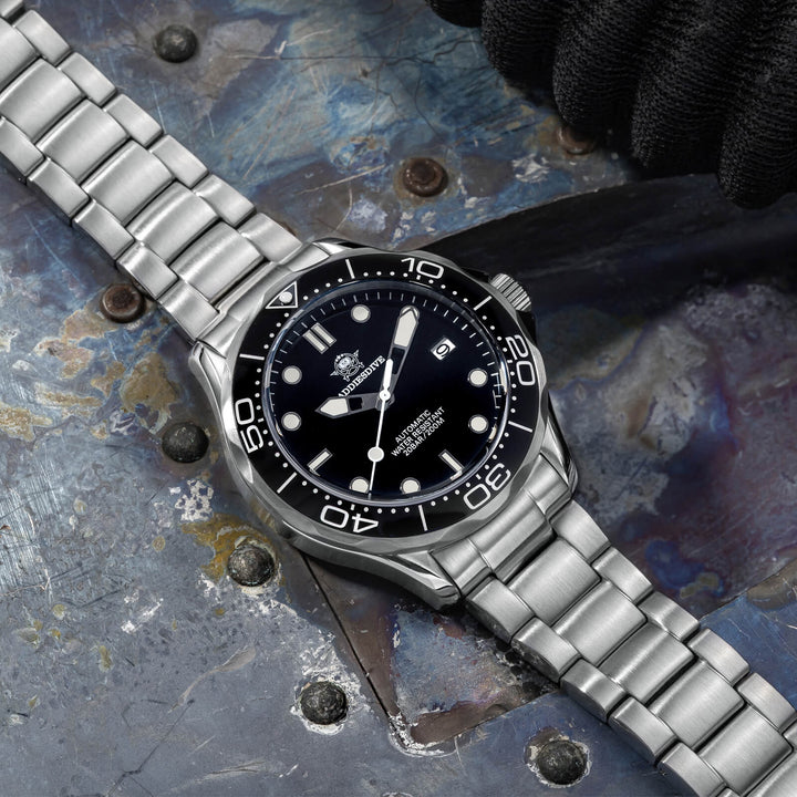 ★Oferta Semanal★ADDIESDIVE Reloj de buceo automático para hombre AD2106-Swiss C3 verde super luminoso-