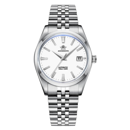 Reloj automático Addiesdive 39mm Diver's 100M NH35 (AD2029)-pilot watch-Blanco-