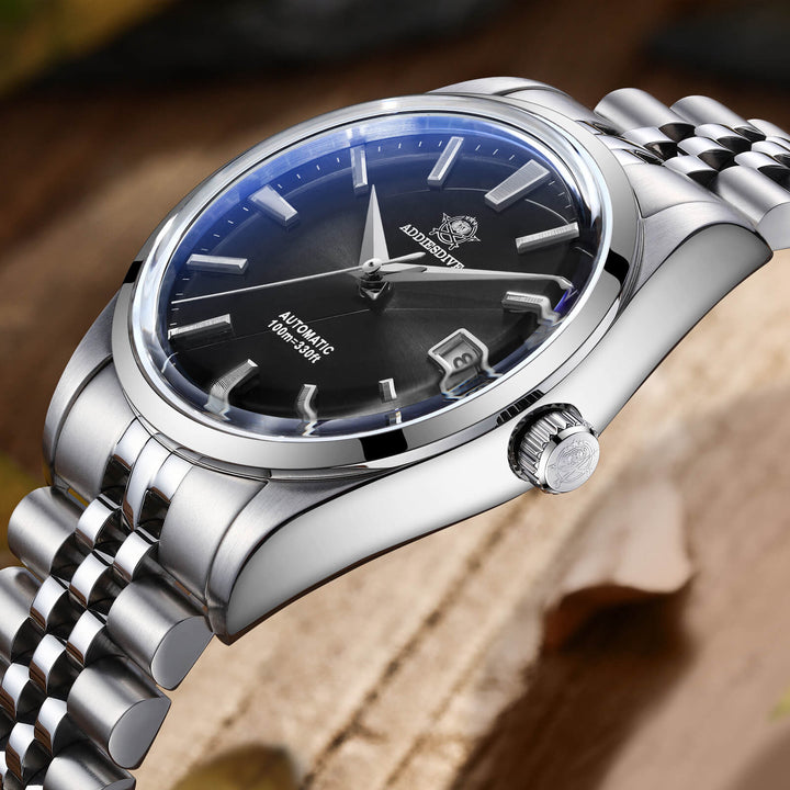 Reloj automático Addiesdive 39mm Diver's 100M NH35 (AD2029)-pilot watch-Blanco-