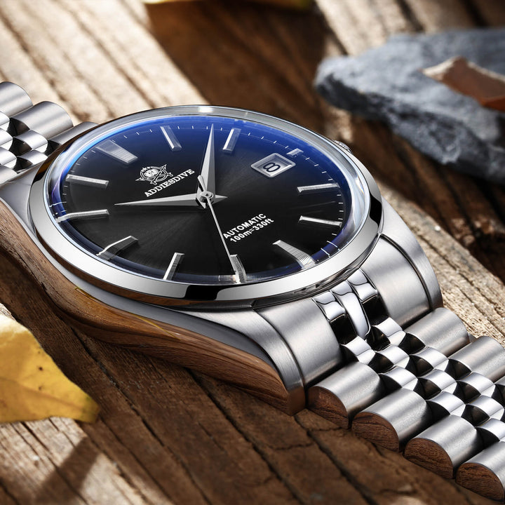 Reloj automático Addiesdive 39mm Diver's 100M NH35 (AD2029)-pilot watch-Blanco-