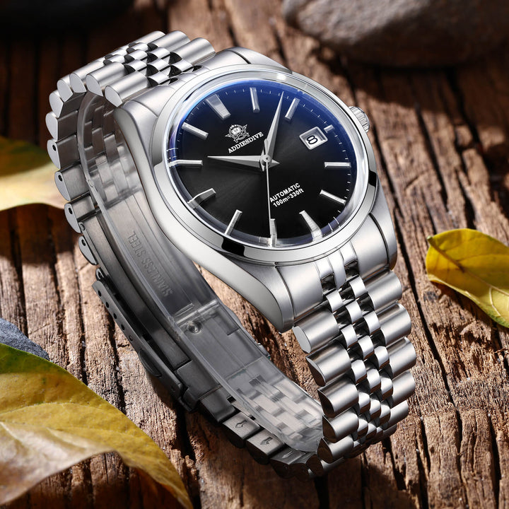 Reloj automático Addiesdive 39mm Diver's 100M NH35 (AD2029)-pilot watch-Blanco-