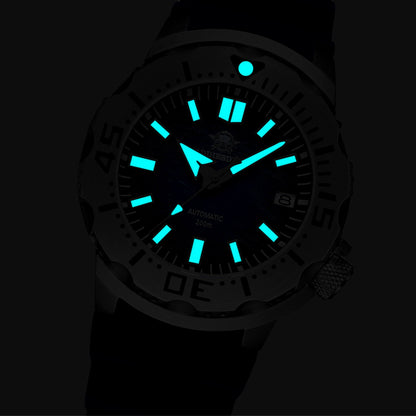 Reloj resistente al agua de 200m, diseño Monster, con movimiento automático japonés NH35A y luminosidad BGW9, ideal para el buceo