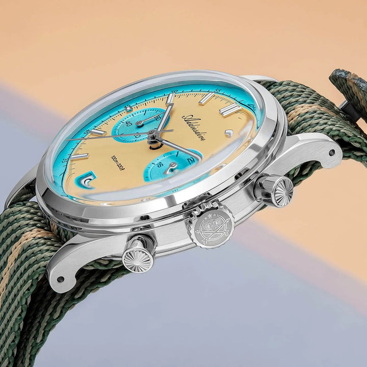 ADDIESDIVE AD2095 – Reloj de cuarzo vintage para hombre - Addiesdiverelojes