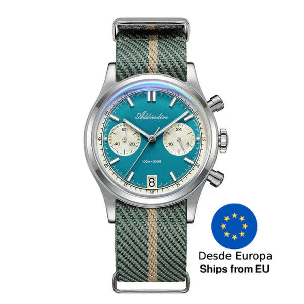 ADDIESDIVE AD2095 – Reloj de cuarzo vintage para hombre - Addiesdiverelojes