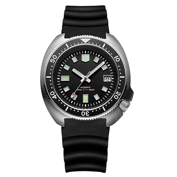 <Versión Estéril>ADDIESDIVE? Reloj de buceo automático Captain Willard 200M( MY-H8)-divers watch-Correa de silicona-