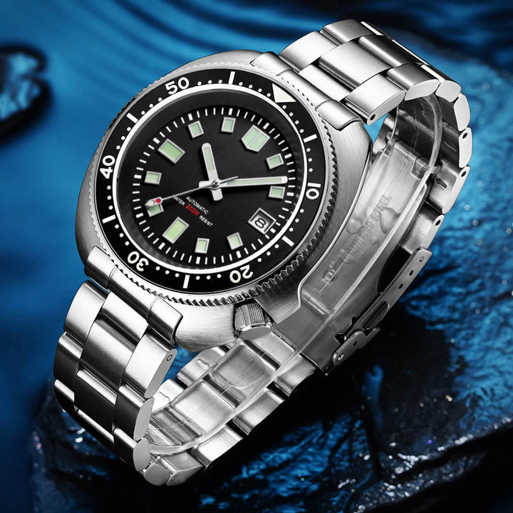 <Versión Estéril>ADDIESDIVE? Reloj de buceo automático Captain Willard 200M( MY-H8)-divers watch-Correa de acero-