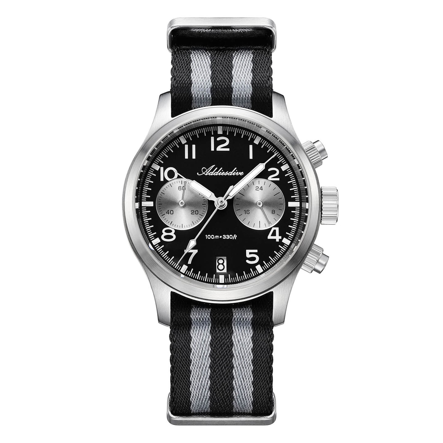 AD2538 – Cronógrafo Retro Casual 39 mm VK64 Addiesdive