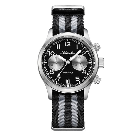 AD2538 – Cronógrafo Retro Casual 39 mm VK64 Addiesdive