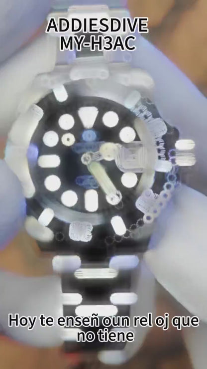ADDIESDIVE Reloj de buceo automático para hombre Diver's 200M NH35A-H3AC